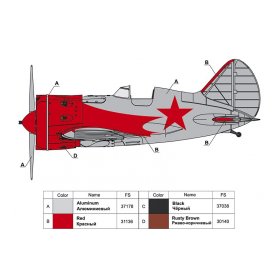 Ark Models 1:48 Polikarpow I-16 Type 10