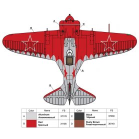 Ark Models 1:48 Polikarpow I-16 Type 10