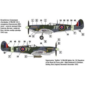 Ark Models 48008 1/48 Spitfire Mk.IX British fight