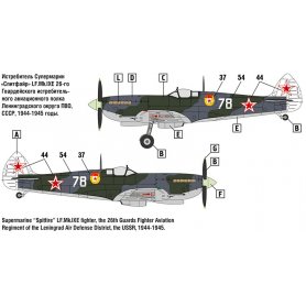Ark Models 48008 1/48 Spitfire Mk.IX British fight