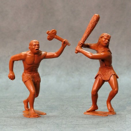 Ark Models 80010 Cavemen set 1 2 figurki 15cm