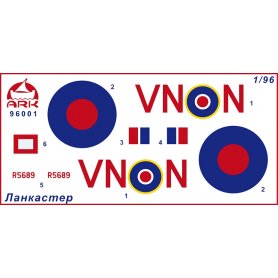 Ark Models 1:96 Avro Lancaster B.I 