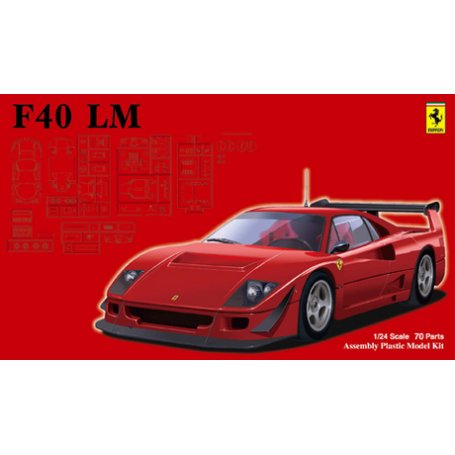 Fujimi 126456 1:24 RS-114 Ferrari F40 LM+ window m