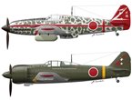 Hasegawa 1:48 Kawasaki Ki-61-1 i Ki-100-1 | 2w1 | z metalową figurką