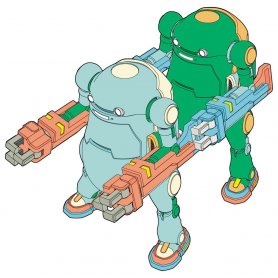 Hasegawa 1:35 MechatroWeGo No.6 Power Arm Usumidori i Midori