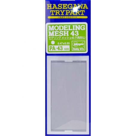 Hasegawa PA43-71123 Modeling Mesh Hexagon-Large