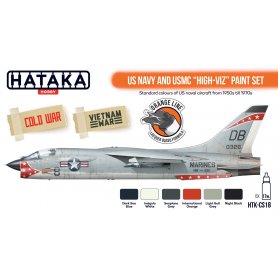 Hataka CS18 US Navy, USMC "high-viz" paint set