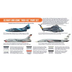 Hataka CS18 US Navy, USMC "high-viz" paint set
