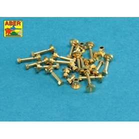 Aber 16110 Toczone mosiężne imitacje śrub 1,6x4mm