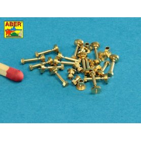 Aber 16110 Toczone mosiężne imitacje śrub 1,6x4mm