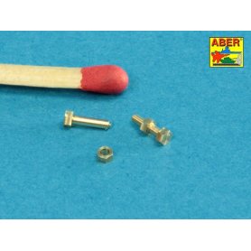 Aber 16110 Toczone mosiężne imitacje śrub 1,6x4mm