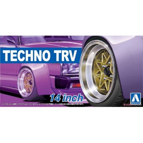 Aoshima 05386 1:24 Felgi Techno TRV 14inch