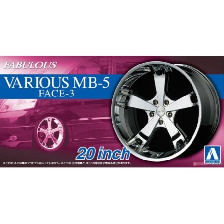 Aoshima 05425 1:24 Felgi Fabulous Various MB-5