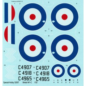 Special Hobby 32057 1/32 Bristol M.1C Wartime C.