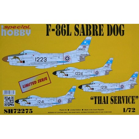 Special Hobby 72275 1/72 F-86L Sabre Dog Thailand