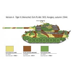 Italeri 1:56 Pz.Kpfw.VI Tiger II