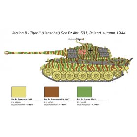 Italeri 1:56 Pz.Kpfw.VI Tiger II
