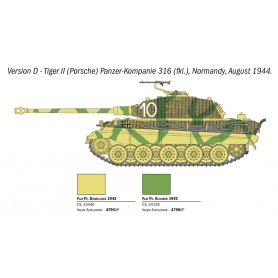 Italeri 1:56 Pz.Kpfw.VI Tiger II