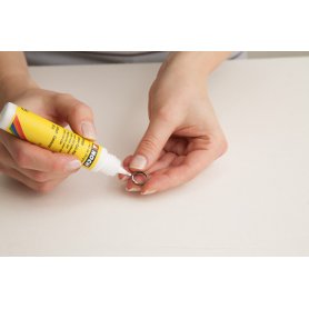 Laser-cut adhesive