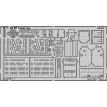 Eduard MiG-29A undercarriage TRUMPETER