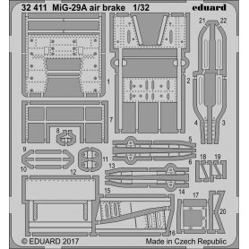 Eduard 1:32 Hamulec aerodynamiczny do MiG-29A dla Trumpeter