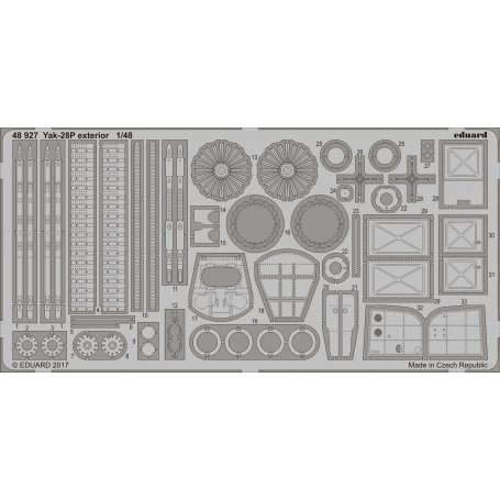 Eduard Yak-28P exterior BOBCAT MODELS