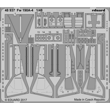 Eduard 1:48 Focke Wulf Fw-190 A-4 dla Eduard