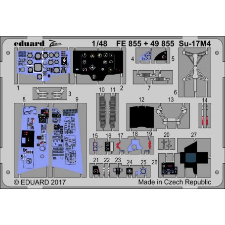 Eduard Su-17M4 interior HOBBY BOSS