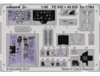 Eduard 1:48 Interior elements for Sukhoi Su-17M4 / Hobby Boss 