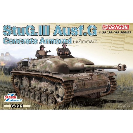 Dragon 6891 Concrete Armored StuG.III Auf.G