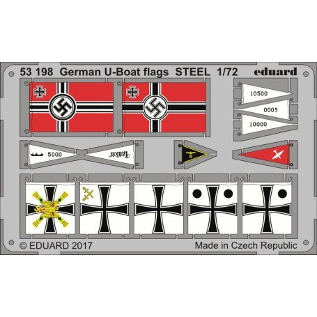 Eduard German U-boat flags STEEL