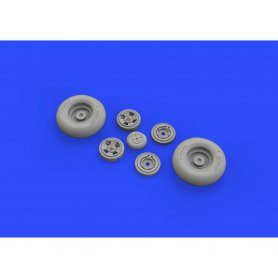 Eduard Spitfire Mk.IX wheels 4-spoke REVELL