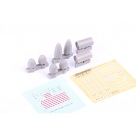 Eduard P-51D 108gal paper tanks AIRFIX