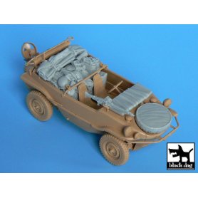Black Dog Schwimmwagen accessories set for Tamiya