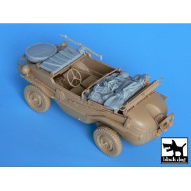 Black Dog Schwimmwagen accessories set for Tamiya