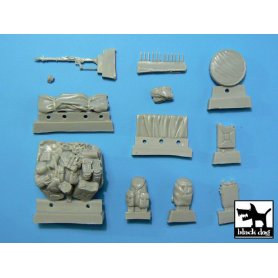 Black Dog Schwimmwagen accessories set for Tamiya