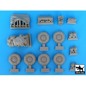 Black Dog US M 20 big accessories set for Tamiya