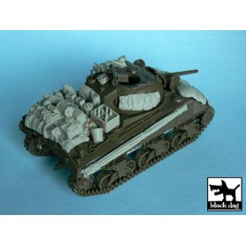 Black Dog US Sherman accessories set for Tamiya 32505, 36 resin parts