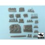 Black Dog US Sherman accessories set for Tamiya 32505, 36 resin parts