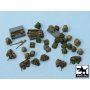 Black Dog German equipment accessories set 35 resin parts