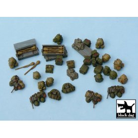 Black Dog German equipment accessories set 35 resin parts