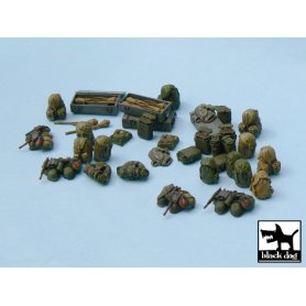 Black Dog German equipment accessories set 35 resin parts