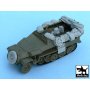 Black Dog Sd.Kfz. 251/1 Ausf.C accessories set for AFV Club AF48007, 27 resin parts