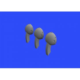 Eduard P-51D rear view mirrors AIRFIX