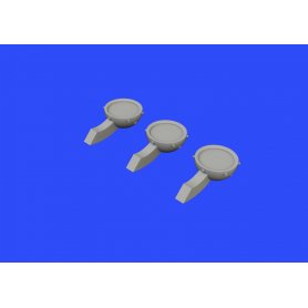 Eduard P-51D rear view mirrors AIRFIX