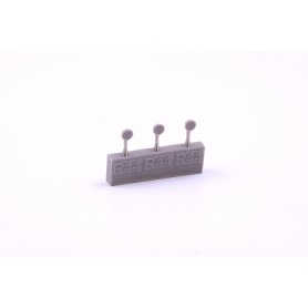 Eduard P-51D rear view mirrors AIRFIX