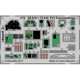 Eduard 1:72 P1Y Frances / Ginga / Hasegawa