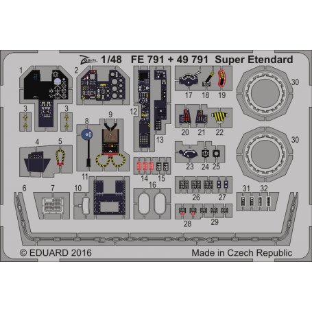 Eduard Super Etendard KITTY HAWK KH80138