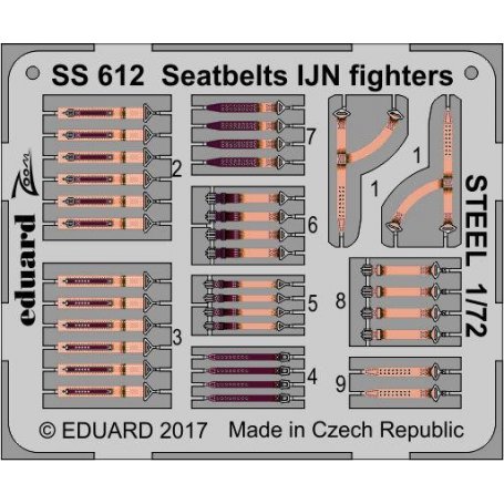 Eduard Seatbelts IJN fighters STEEL