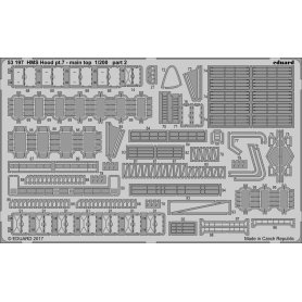 HMS Hood pt. 7 main top TRUMPETER 